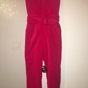 Jumpsuit Velvet fabric.